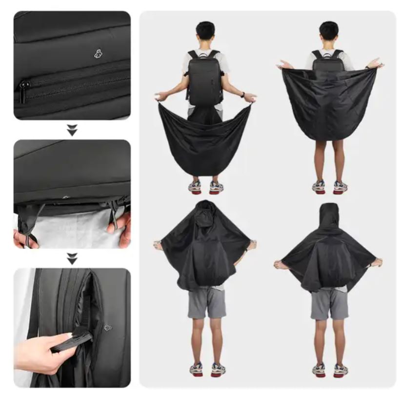 Mochila Travel Pro 3.0  con capa impermeable.